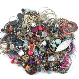 Earring Pairs 4 lbs Lot Pierced Vintage Modern Mix